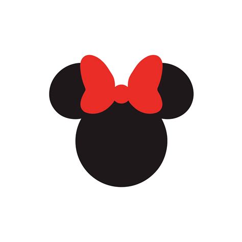 Minnie Mouse Face SVG Files