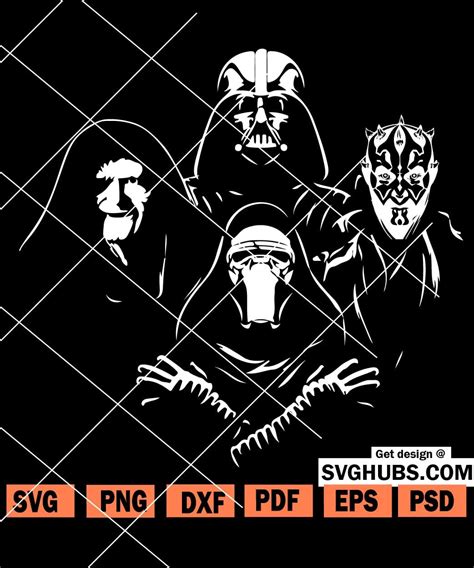 Star wars svg, Star Wars Family SVG, Darth Vader svg, Darth Maul svg