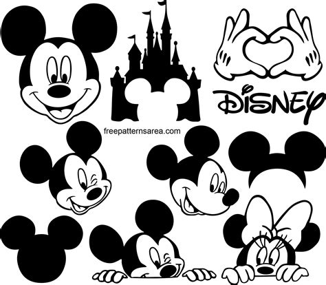 Mickey Mouse Head SVG dxf Mickey Mouse Head Disney Trip svg Mickey