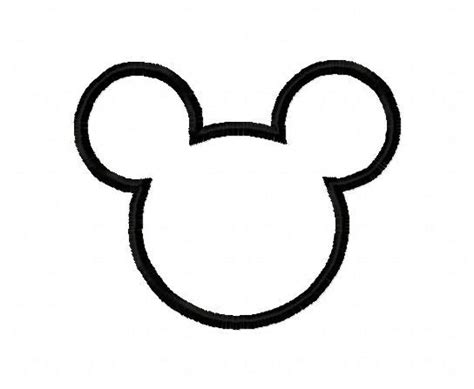 Free Mickey Mouse Outline, Download Free Mickey Mouse Outline png