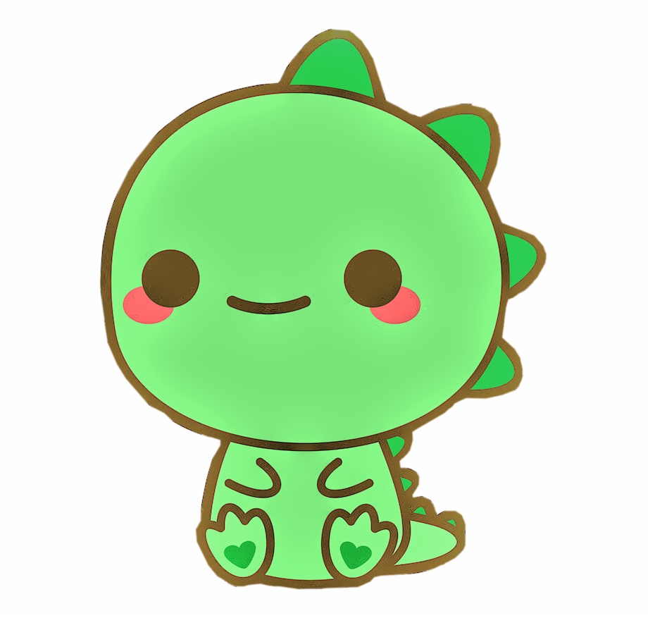 283 2833021 baby transparent kawaii cute easy dinosaur drawing