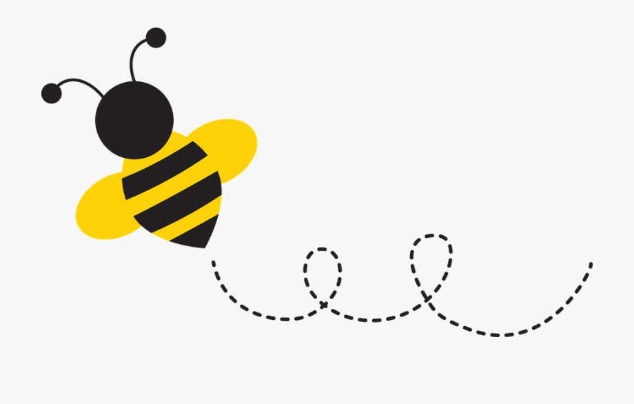 clipart bee trail 1