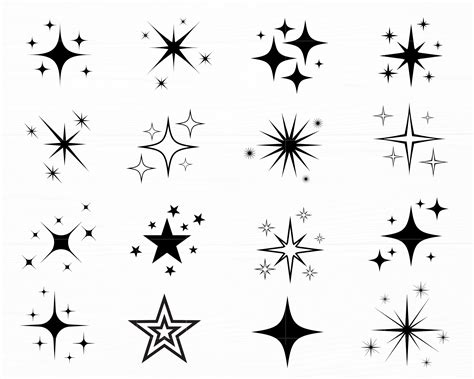 Sparkle Stars Svg Bundle Star Cut File Stars Vector Sky Svg - Etsy Hong