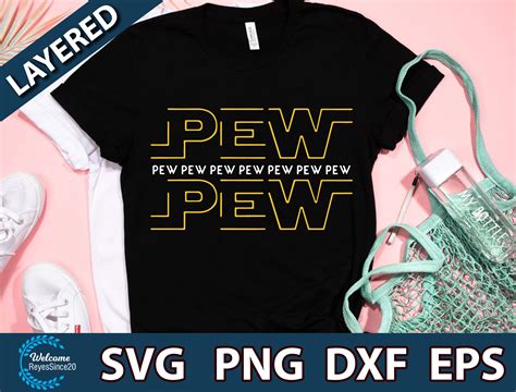 Pew Pew SVG / Star Wars Svg / Pew Pew Digital Files Svg | Etsy