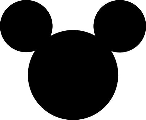 Mickey Ears Silhouette at GetDrawings | Free download