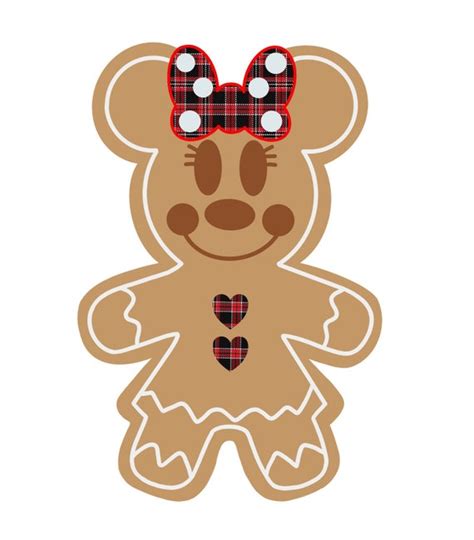 Minnie Gingerbread Sticker | Etsy