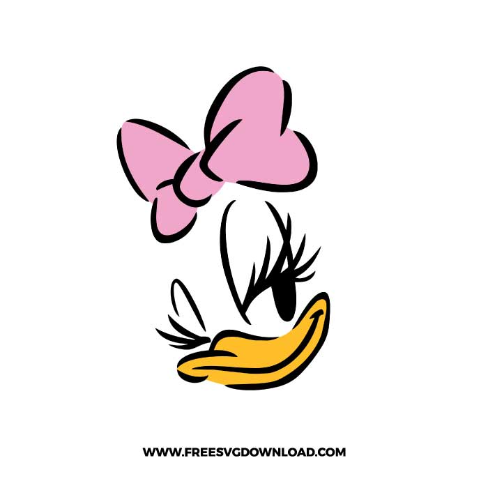 daisy duck outline