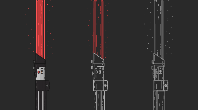 darthvaderlightsaber dribbble