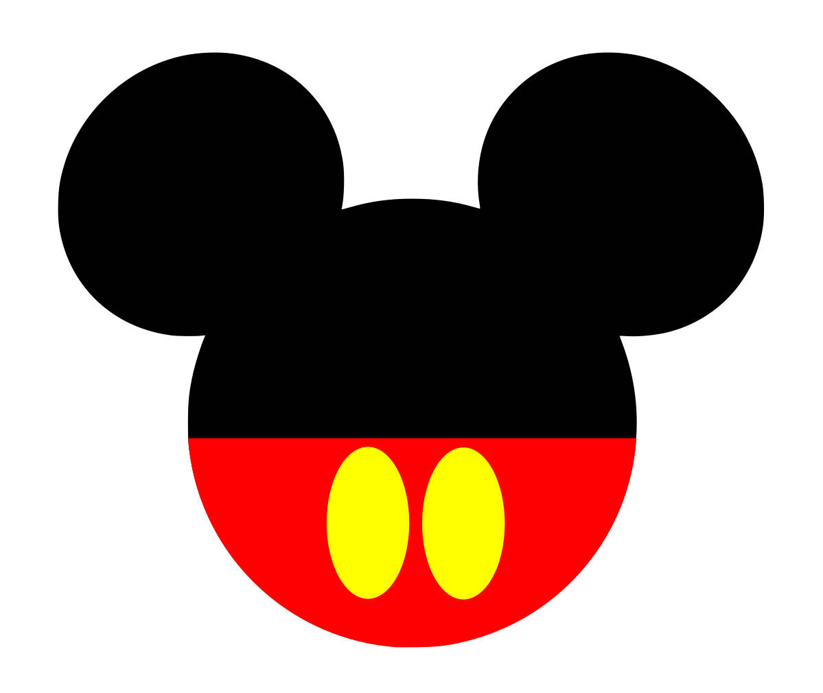 mickey mouse ears vector 16